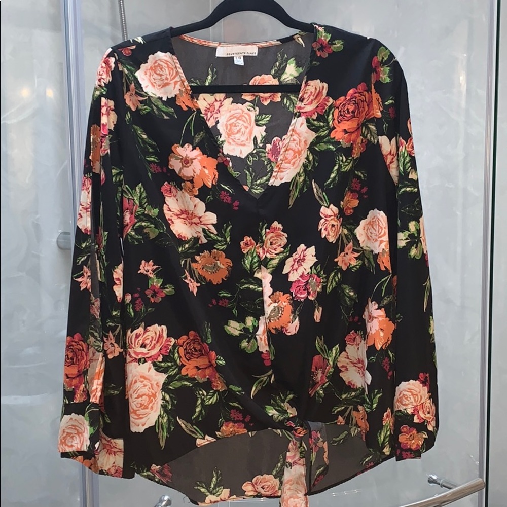 Fourteenth Place Floral Blouse
